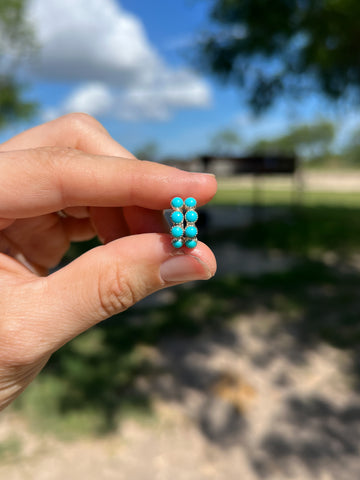 Ready to ship 4 stone Huggie earrings