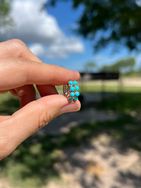 Ready to ship 4 stone Huggie earrings
