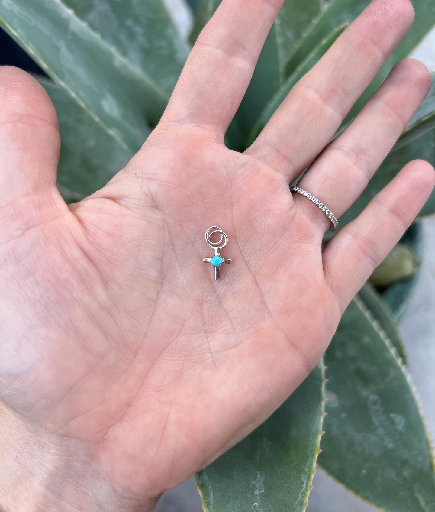 Tiny Cross Pendant