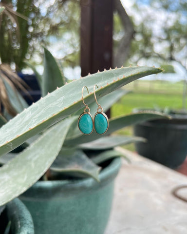 Gold-filled Drop Earrings