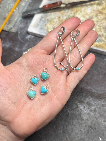 Huggie Drop Earrings